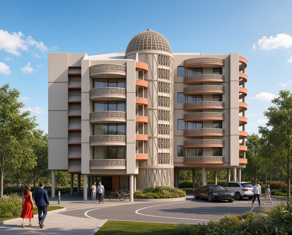 Mahalaxmi Residency,Sushil Pagaria, RR-1 Tagore Nagar Raipur 1998-2001 — Residential project by N Architectural Consultants