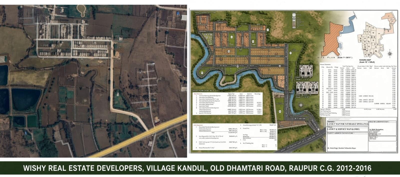 Residential Layout Navbharat Dwellings,Kandul,Raipur 2012-2016