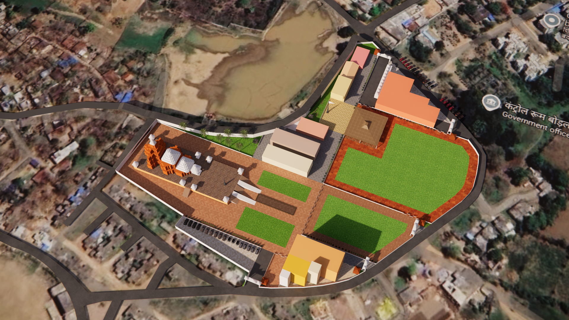 Shri Ram Mandir Campus Bodla Kawardha 16-SEPT-2025 Completed Building