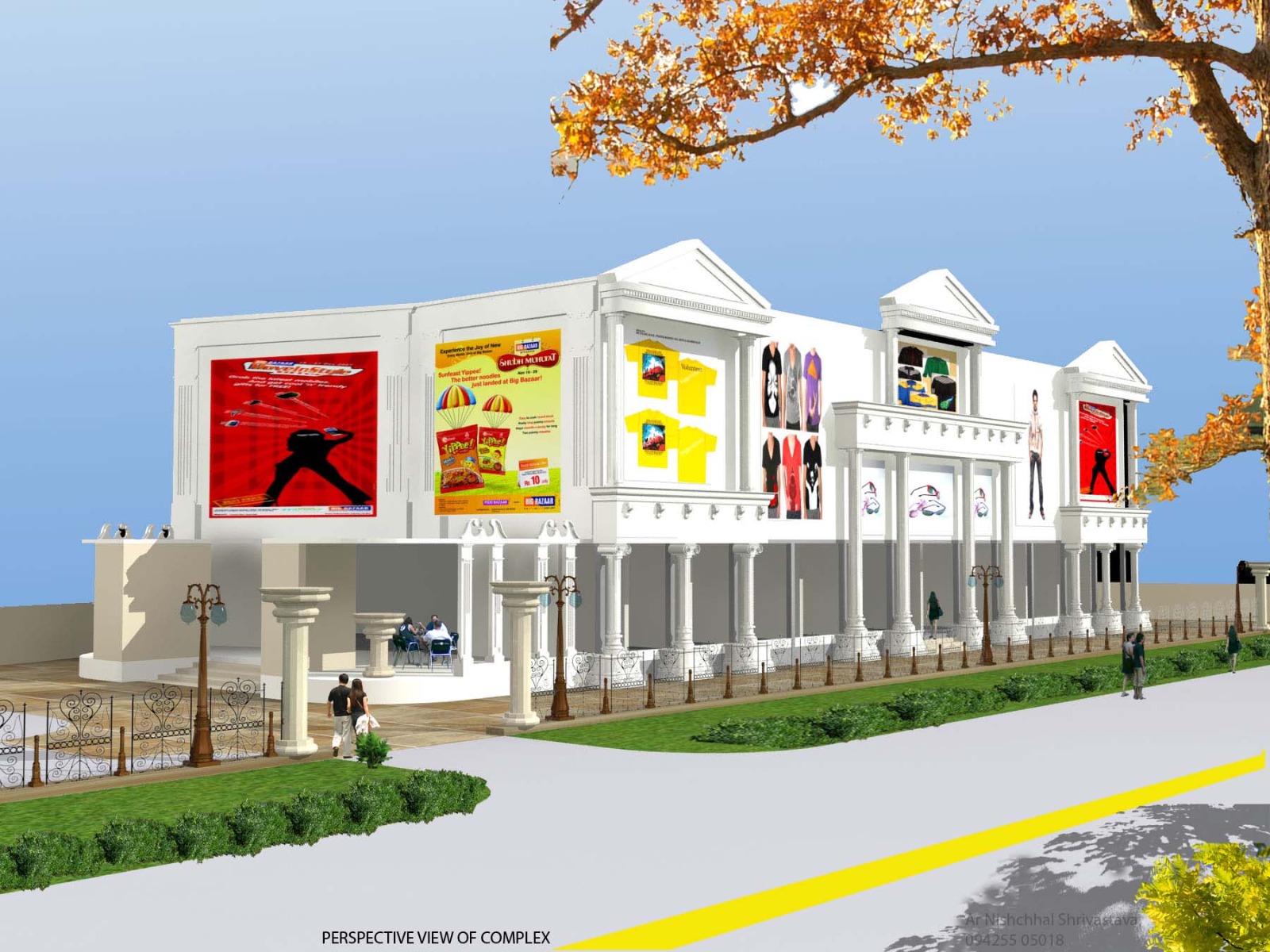 Rajnandgaon Complex Rajgami 20-05-2010 — Commercial project by N Architectural Consultants